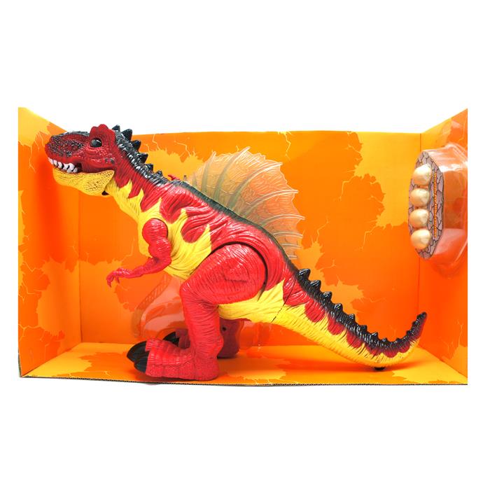Динозавр-Спинозавр Двигается, светится, со звуком (на батар.) 46*28см / коробка  853А