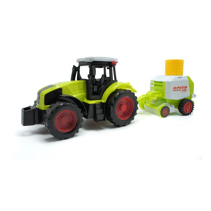 Трактор Фермера (инерцион.) с навесным оборудованием 40*13см / коробка 666-151A