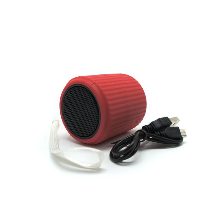Колонка Bluetooth USB,5W 5*6см ZQSG201 красная