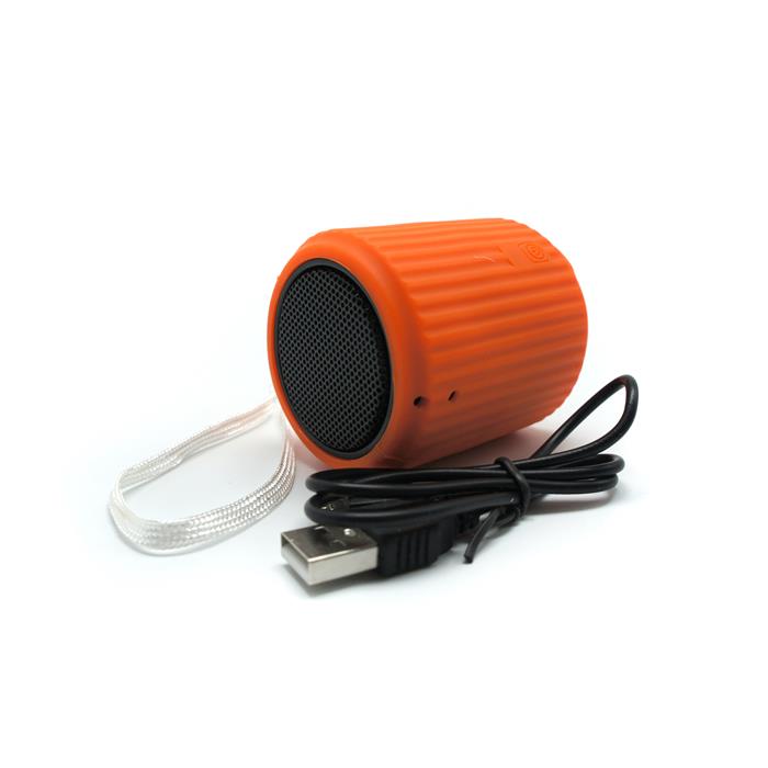 Колонка Bluetooth USB,5W 5*6см ZQSG201 оранжевая