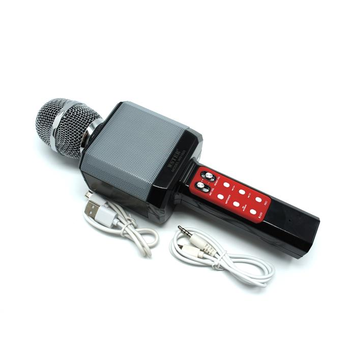 Колонка-Микрофон Bluetooth USB,FM 23*7см Disco Light  WS-1828 АКЦИЯ! СКИДКА 20%