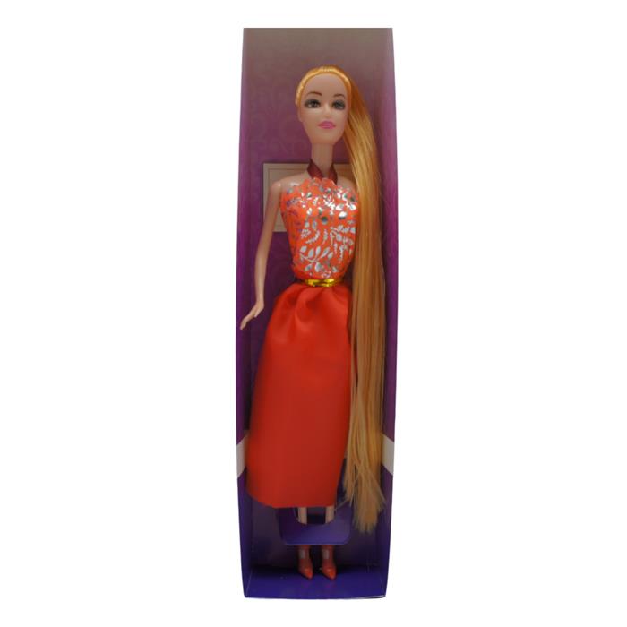 Кукла в сарафане с длинными волосами 32*8см / коробка 9508С