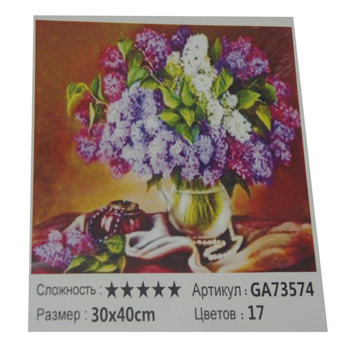 Алмазная мозаика на подрамнике 30*40см Букет цветов