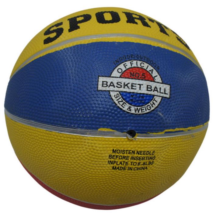 Мяч баскетбольный желто-красно-синий / пакет BS30422-006