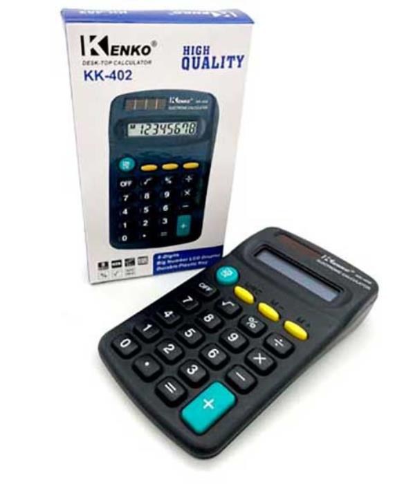 Калькулятор карманный Intelligent 8 разрядов 11*6см черный с пласт.крышкой (КК402) CN-9