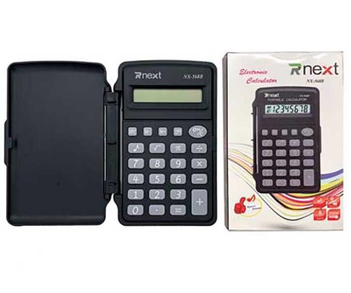 Калькулятор карманный Intelligent 8 разрядов 9.9*6.3см черный с пласт.крышкой (NX-568B) CN-12
