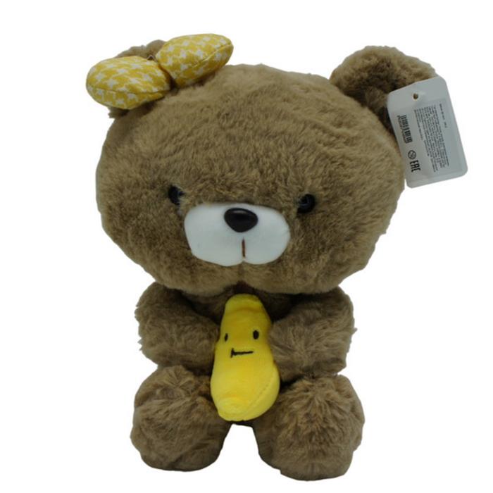 Медведь с бананом 26см  LXD-Z