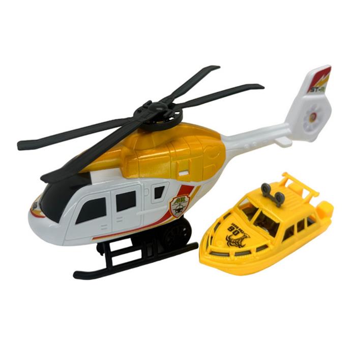 Вертолет + катер 29*14см / коробка EF6359-21